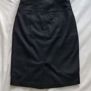 NWOT- Forever 21• High Waist Rayon Mix Pencil skirt with slit- Small